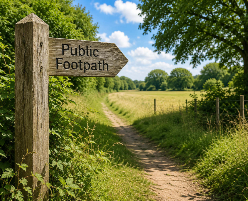 Enjoy our local footpaths responsibly